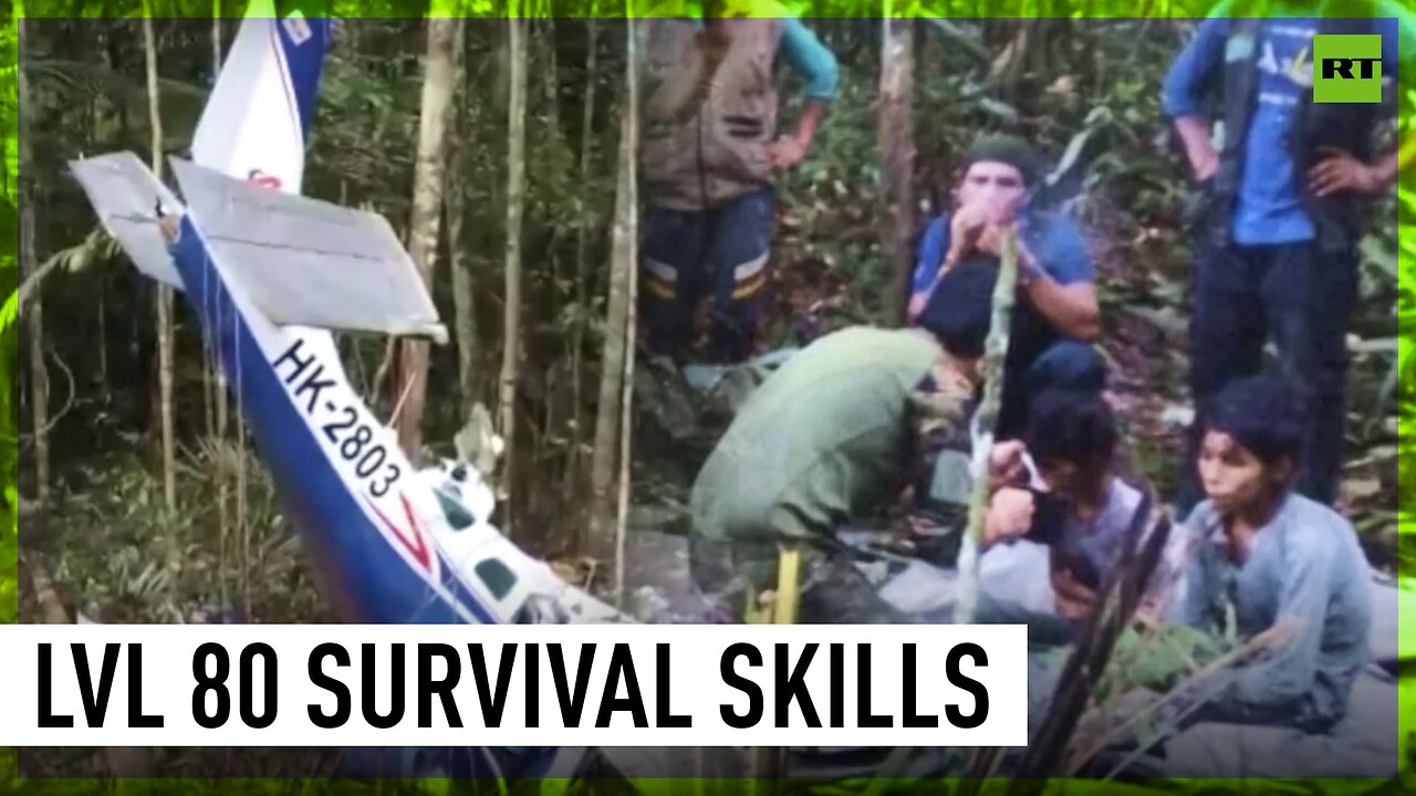 Children Survive In Jungle For 40 Days After Plane Crash