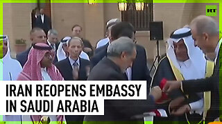 Iran’s embassy in Saudi Arabia reopens after 7 years