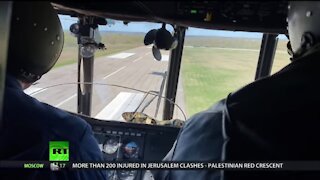 RT takes to skies with helicopter crew rehearsing for Victory Day