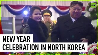 Kim Jong Un and his family visit New Year's celebration in Pyongyang