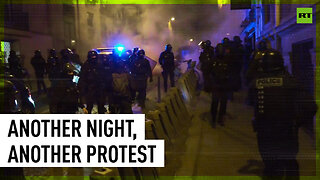 Multiple people detained in Paris on fifth night of protests over police killing of teen