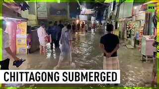 Severe floods submerge Bangladesh city