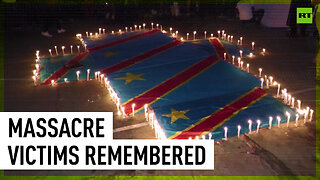 Vigil held for massacre victims in Congo