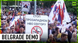 'Support to our people' | Belgrade rally in solidarity with Serbs living in Kosovo and Metohija