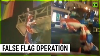New viral video shows Union Flag being discarded for Pride Month