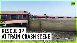 Rescue op underway at train-crash scene in Iran