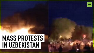 Mass protests, fierce clashes erupt in Uzbek region – reports