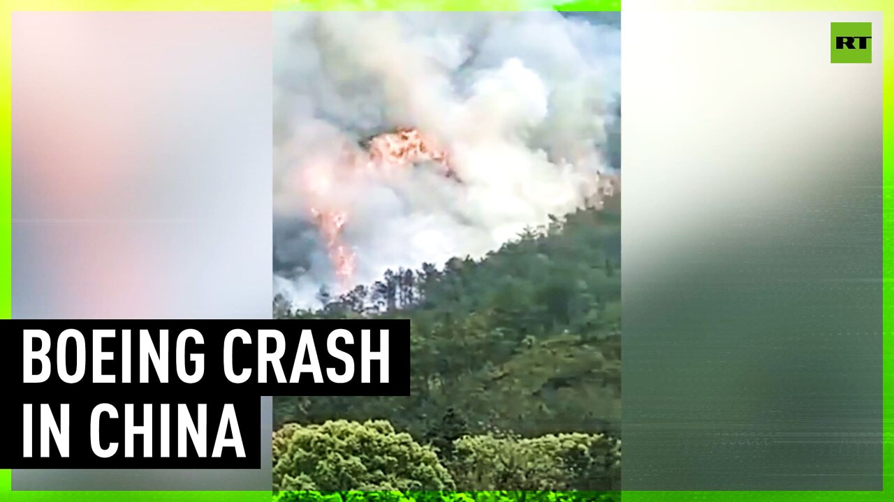 Boeing 737 crashes in China unverified video footage