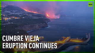 12th day of eruption | Lava, smoke billows from La Palma volcano as activity continues