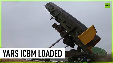Yars ballistic missile put into silo launcher