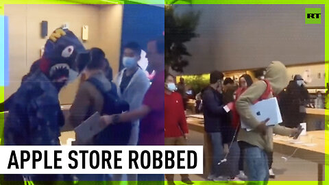 Robbers casually ransack Apple store in Silicon Valley