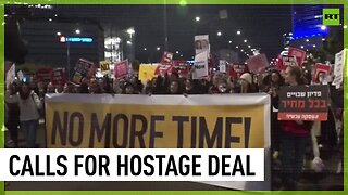 Israelis rally in Tel Aviv for hostage release deal