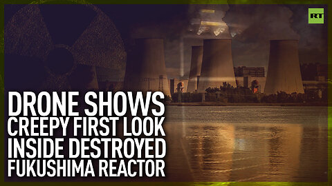Drone shows creepy first look inside destroyed Fukushima reactor