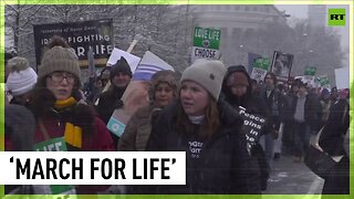 ‘March for Life’ activists rally against abortion in Washington DC
