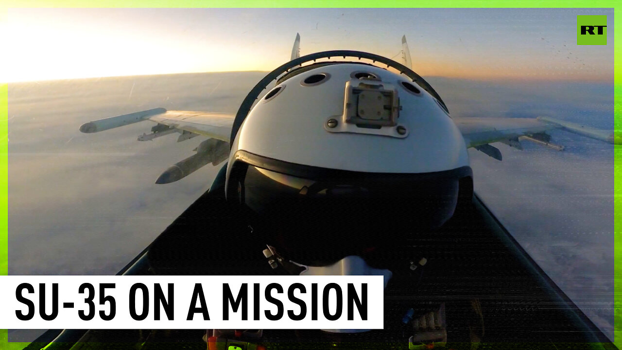 Russian Su 35 Aircraft Performs Combat Sortie