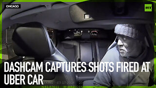 Dashcam captures shots fired at Uber car