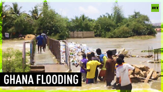 Hundreds of families displaced in Ghana by record flooding