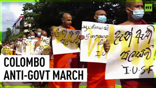 Sri Lanka students lead anti-govt protest over economic crisis