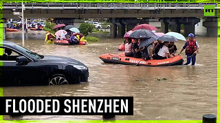 China’s Shenzhen severely flooded