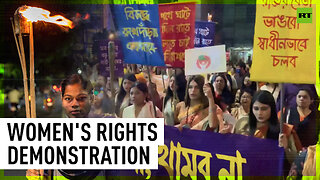 Bangladeshis protest on International Day for the Elimination of Violence against Women