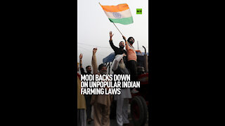 Modi backs down on unpopular Indian farming laws
