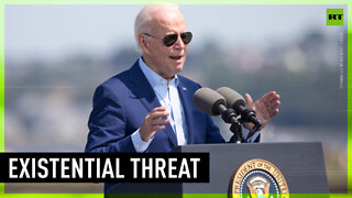 Climate change is an existential threat & emergency - Biden