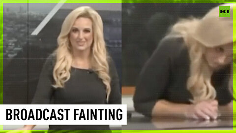 Weathergirl collapses live on air