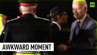 Biden pushes PM Sunak aside after landing in UK