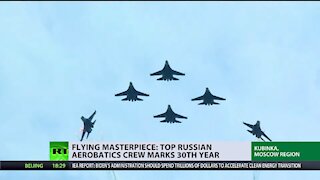 Stunning fighter jet flights by best Russian Air Force aces