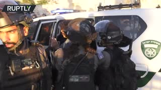 Several arrested as Israeli forces scuffle with Palestinian protesters in East Jerusalem