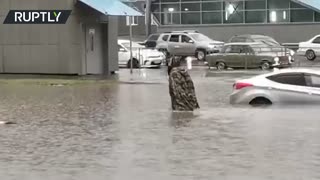 Heavy rains leave Russia’s Krasnoyarsk flooded