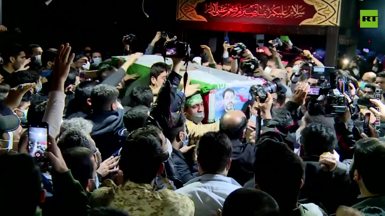 Mourners Gather In Tehran To Bid Farewell To Iranian Military Advisers Killed In Syria 2854