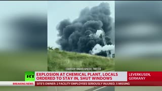 HUGE explosion rocks German chemical park, 1 dead, dozens injured