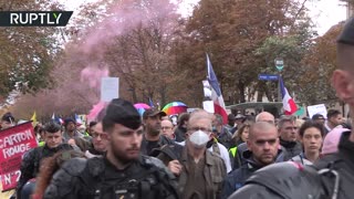 Yellow Vests march in Paris against COVID measures