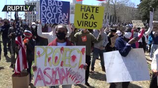 'Hate is a virus' | Hundreds march against anti-Asian violence in Atlanta