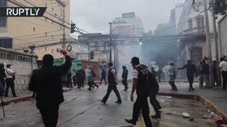 Police, firefighters deployed as ex-soldiers storm Guatemala’s National Congress