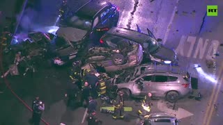 Car hits seven other vehicles in deadly crash in Chicago