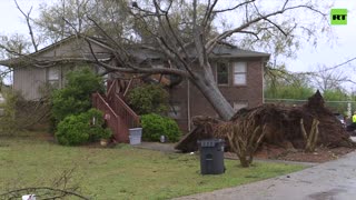 Massive tornadoes rip through Alabama, leaving at least 5 dead