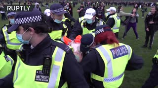 Anti-lockdown protesters clash with police in London rally