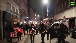 Anti-lockdown protesters DECRY Denmark's new restrictions warning