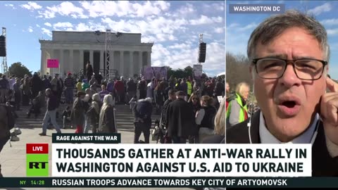‘Rage Against The War Machine’ rally takes place in Washington DC