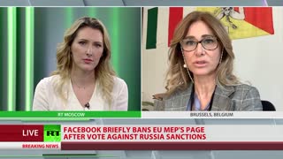 Facebook bans EU MEP's page after vote against anti-Russian sanctions