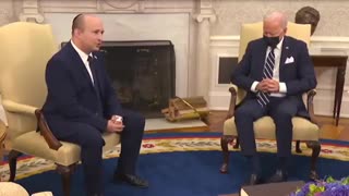 Did Biden just fall asleep during meeting with Israeli PM?