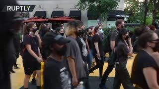 BLM-affiliated activists march in DC against white supremacy amid Independence Day celebrations