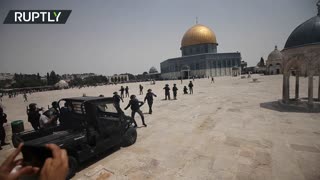 Clashes break out at Al-Aqsa mosque just hours after truce agreed