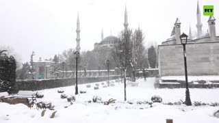 Snow in Istanbul for the second time this year