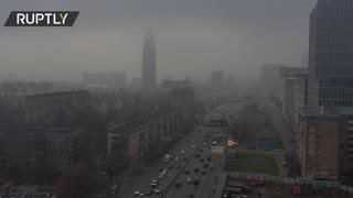 Cloudy Moscow | Russian capital blanketed in thick fog