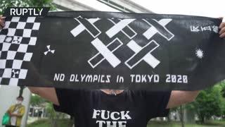 Anti-Olympics rally as Tokyo imposes state of emergency due to COVID surge