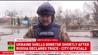Donetsk shelled in first minute of Christmas truce – authorities