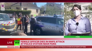 Female officer dies in knife attack at police station near Paris